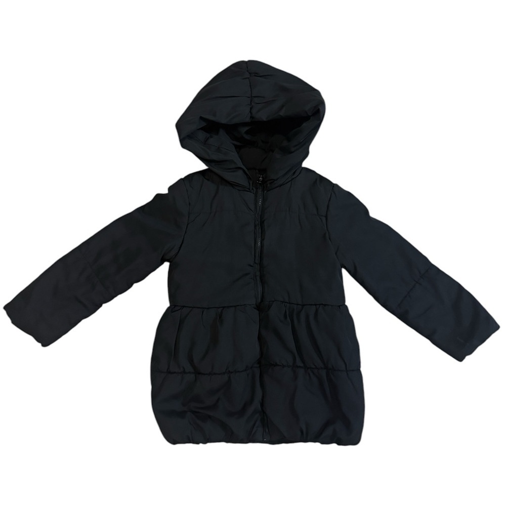Black puffer jacket size 4T